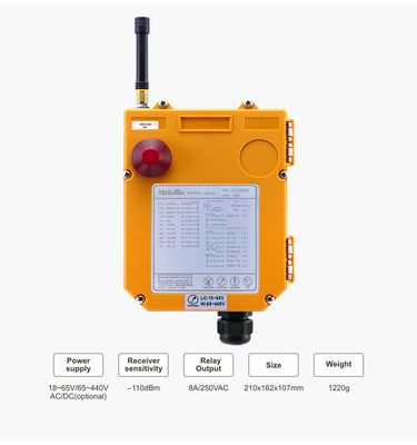 10 Buttons Overhead Crane Remote Control F26-B1 Industrial Radio Remote Control Systems